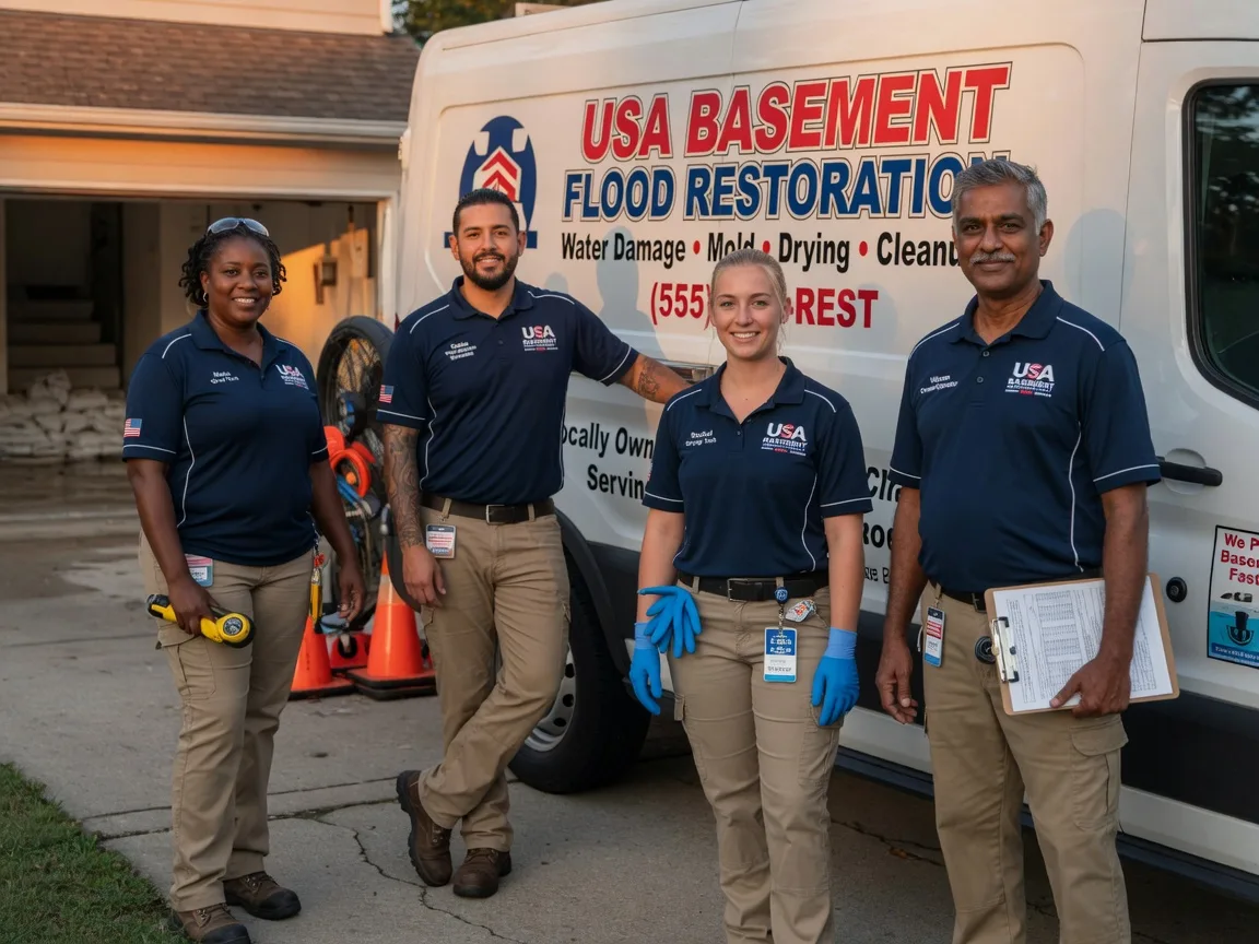 Basement Flood Cleanup company in Langley, OK